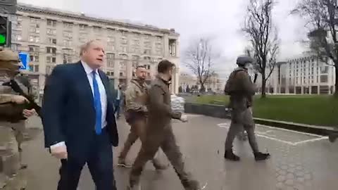 A surprise visit by Johnson to Kyiv