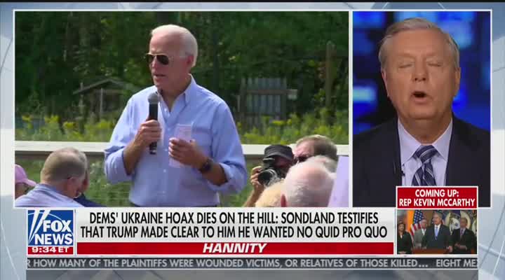 Graham tells Hannity the IG report drops on December 9