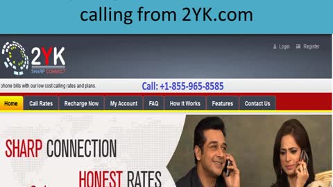 2YK cheap international call rates plans India from Canada