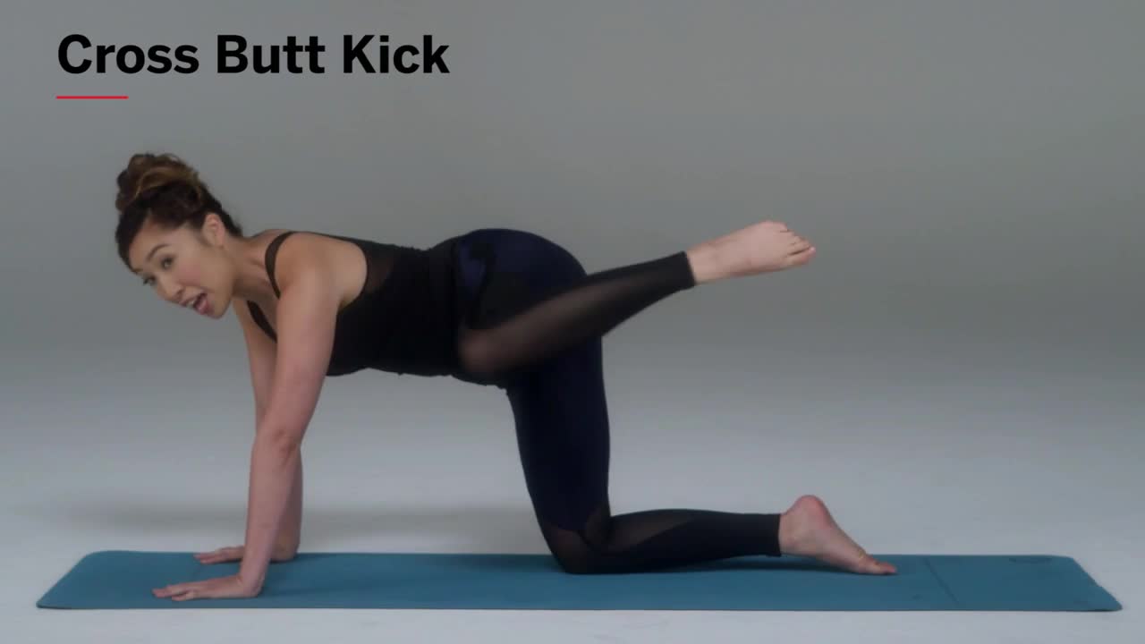 Cross Butt Kick
