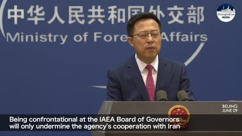 China opposes US-led states' move to push IAEA to pressure Iran, calls for dialogue over nuke crisis