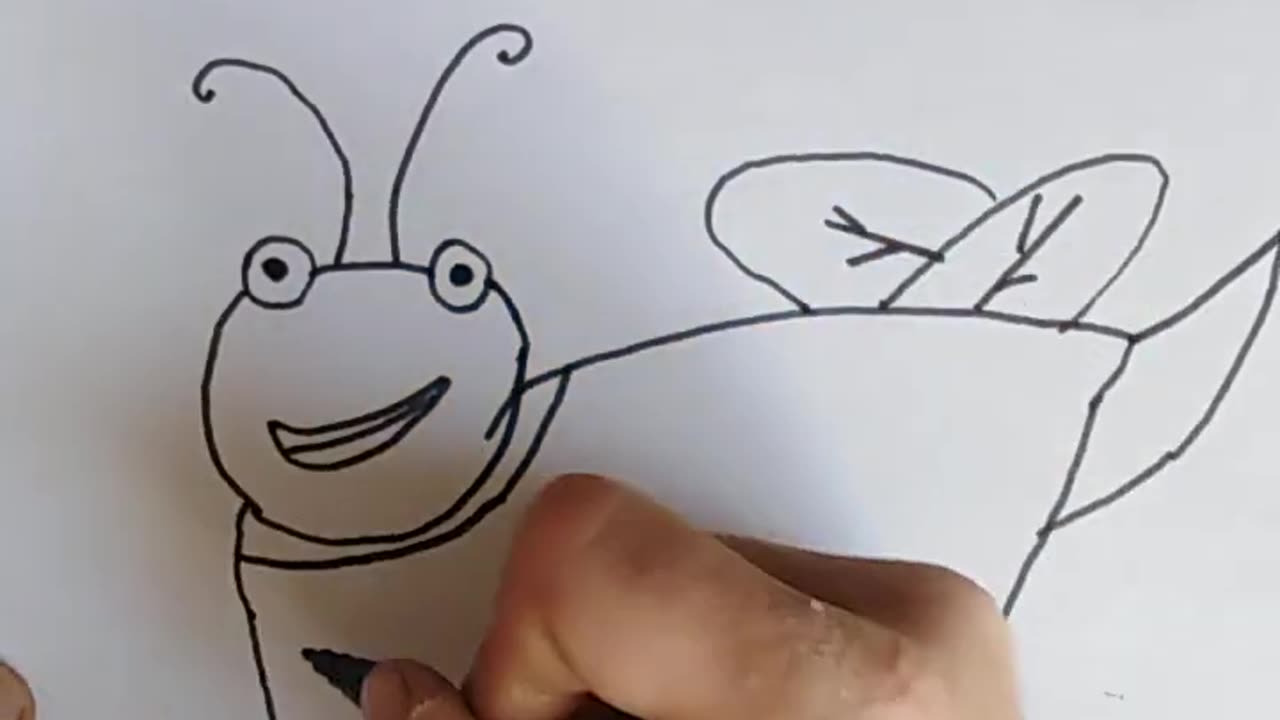 How to Draw a bumblebee Step by Step