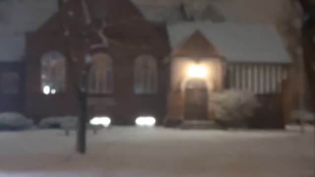 The first white Christmas in Toronto