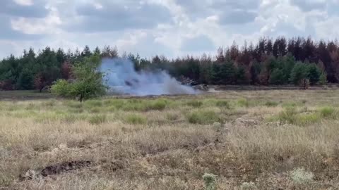 📹 Footage of tank crews of 2nd Army Corps of People's Militia of Lugansk People's Republic in action