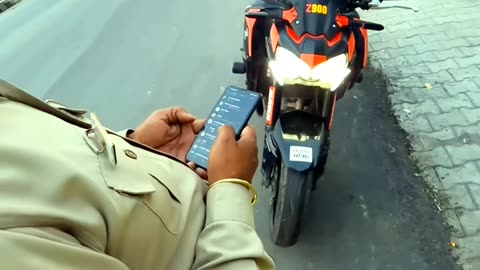 Police help riders #youtube#short