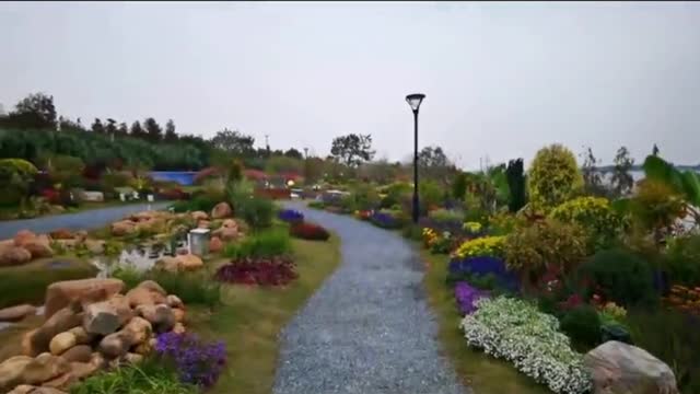 Welcome to Henglan Xijiang Wetland Park. It's beautiful