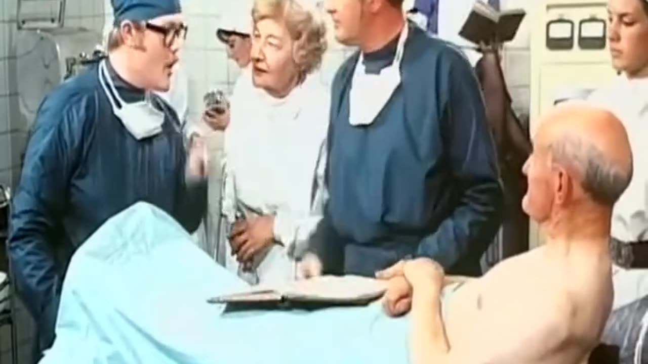 Benny Hill as a doctor comedy