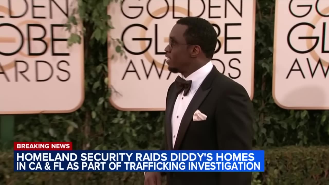 Homeland security raids Diddy's homes as part of trafficking investigation