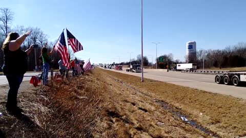 10000 trucks towards DC today for the USA convoy