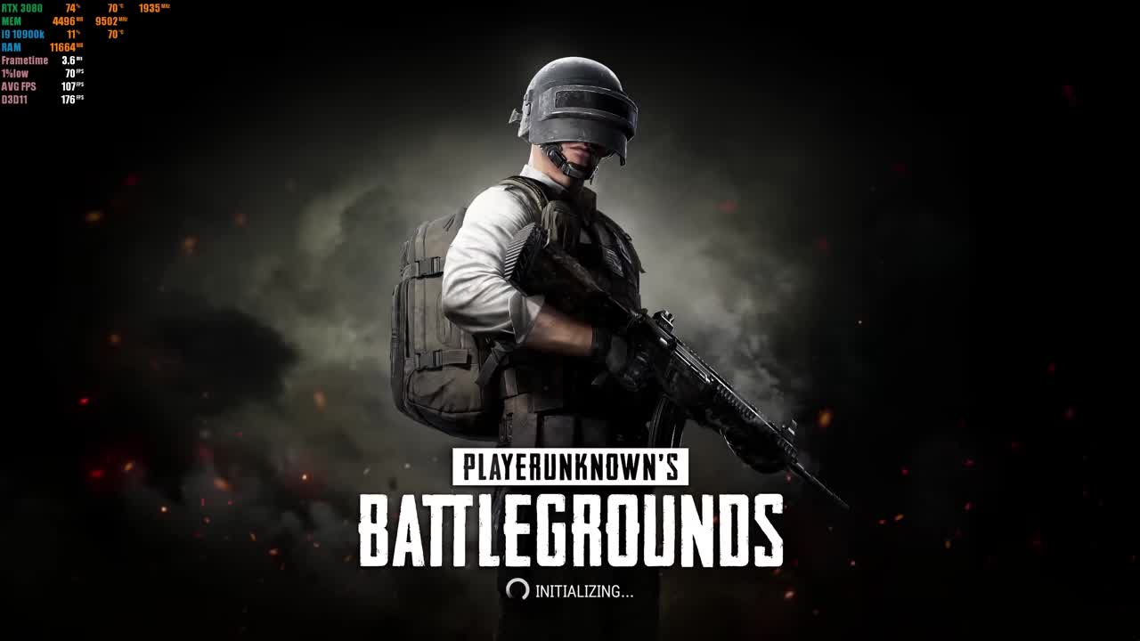 PUBG - RTX 3080 10GB ( 4K Ultra Graphics )