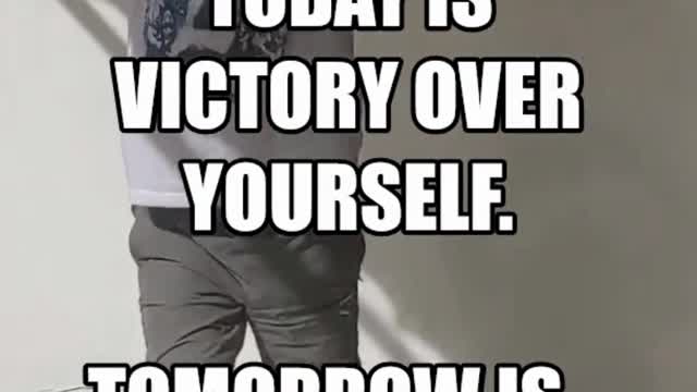 Fitness Motivation: Today Is Victory Over Yourself! (TRY THIS)