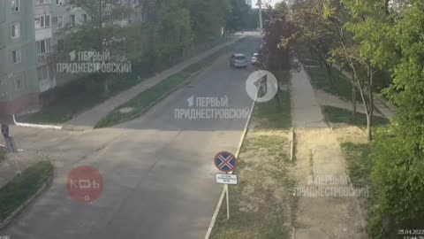 Ukraine War - Footage of the attack on the MGB building in Transnistria