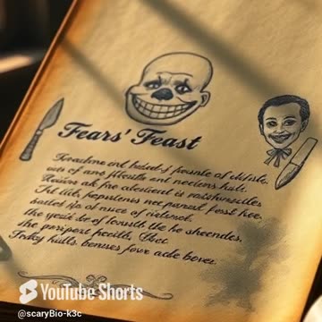 Cooking My Fears: A Recipe for Terror! 😱 #shorts