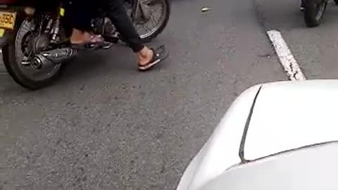 Accidente grave ocasiona trancón en el sector de Papi Quiero Piña, sentido Norte - Sur