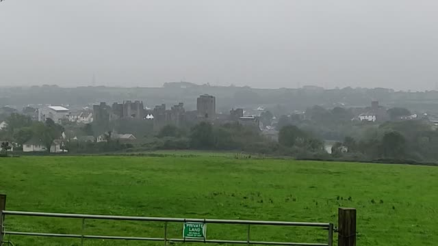 Zooming in on Pembroke Castle