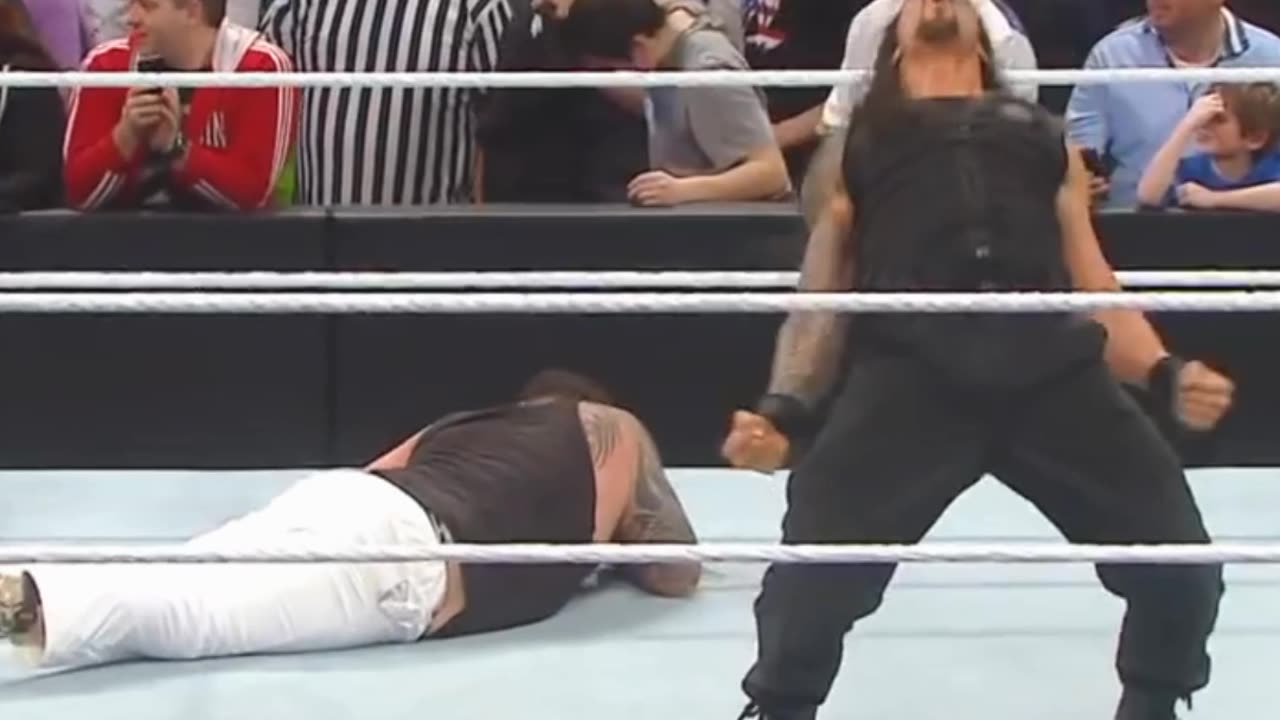 Roman Reigns Attacked on Bray Wyatt