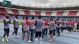 Jugadores del Junior de Barranquilla