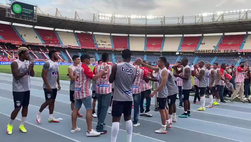 Jugadores del Junior de Barranquilla