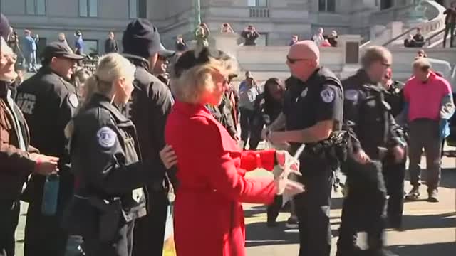 Jane Fonda AP interview