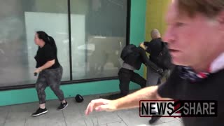 Come on and Slam! Vicious Antifa Takedown! Warranted or No?