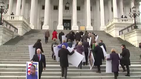 Chuck Schumer performance rally for furloughed workers part 2