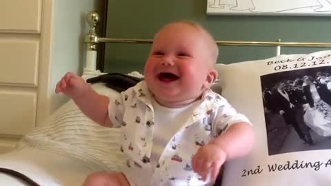 Baby laughing and chuckling#short#