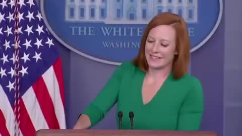 Psaki runs away while being asked a question about "my body, my choice" and vaccines.