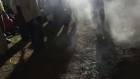Running on fire