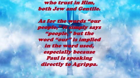 The Book of Acts 26:23 - Daily Bible Verse Commentary