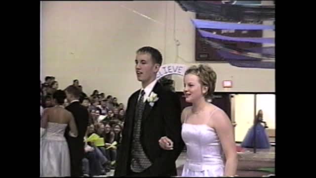 2000-01 WPHS Vids 120 Prom 086 Grand March Couple 59 by Glenn Strader