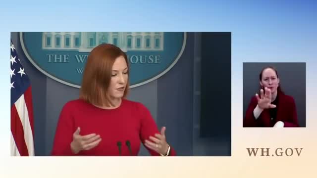 Jen Psaki Holds Press Briefing Ahead Of January 6th Anniversary