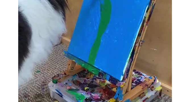dog painter