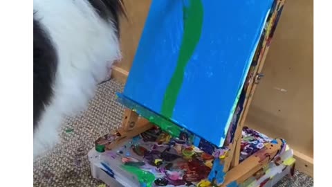 dog painter