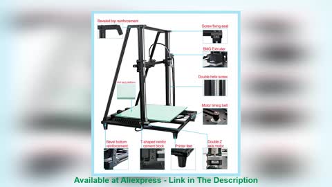 ☘️ CREASEE CS50S Pro 3Д Принтер 3D printer kit Resume Off Build Plate Large 500x500x600mm 3D 인쇄 High