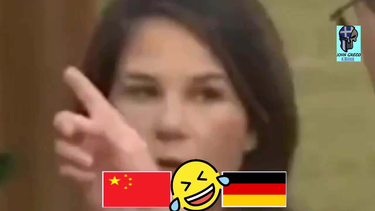 Η Στιγμη που οι Κινεζοι🇨🇳#ΔΙΩΧΝΟΥΝ ΑΡΩΝ-ΑΡΩΝ τη Γερμανιδα Υπ. Εξωτ.🤣😂❤