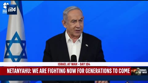 Netanyahu- Israel has to Control the Entire Area from Roger to the Sea