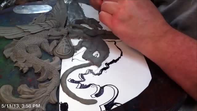 "Dragon Tears" relief production process sharing 1