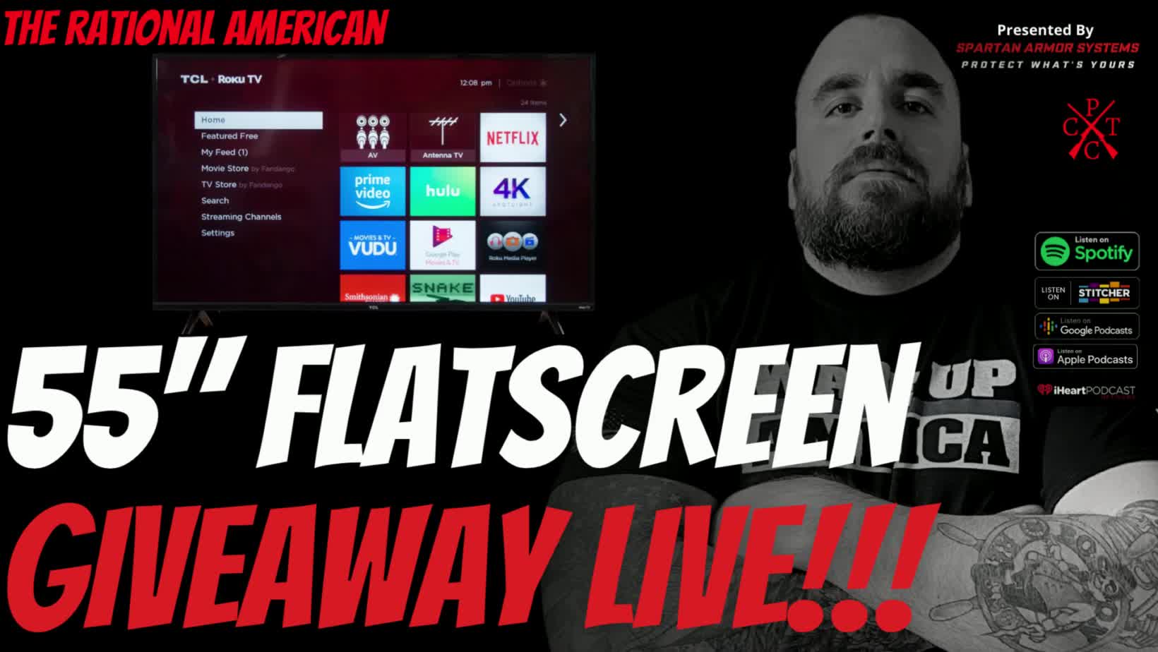 55" Flatscreen Giveaway LIVE