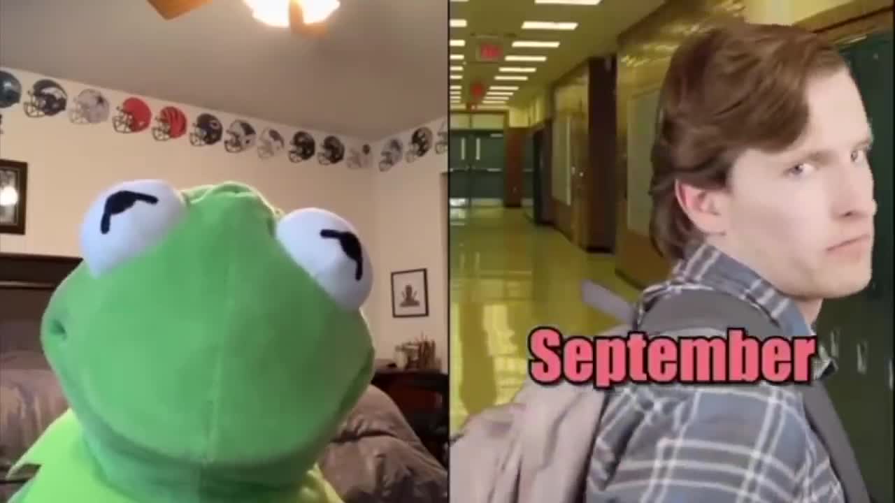 Kermit's surprised