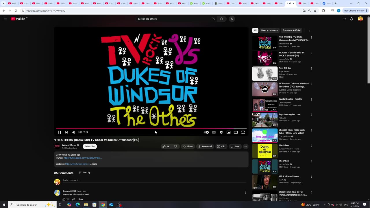 'THE OTHERS' (Radio Edit) TV ROCK Vs Dukes Of Windsor