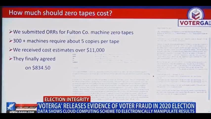 VOTERGA RELEASE EVIDENCE OF VOTER FRAUD IN 2020 ELECTION 3/7/22