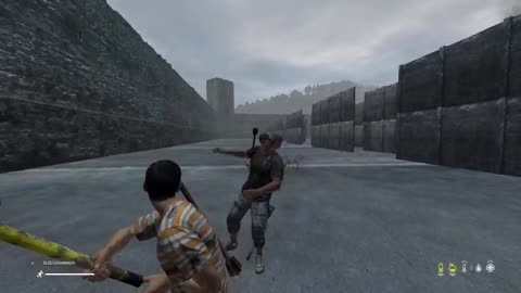 Sledgehammer doin the work