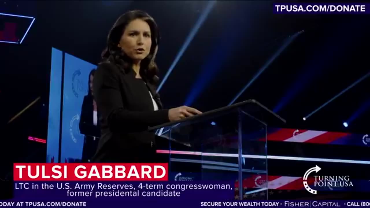 Ladies and gentlemen, your next Director of National Intelligence, Tulsi Gabbard: