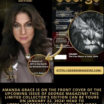 Amanda Grace on the Cover of George Magazine