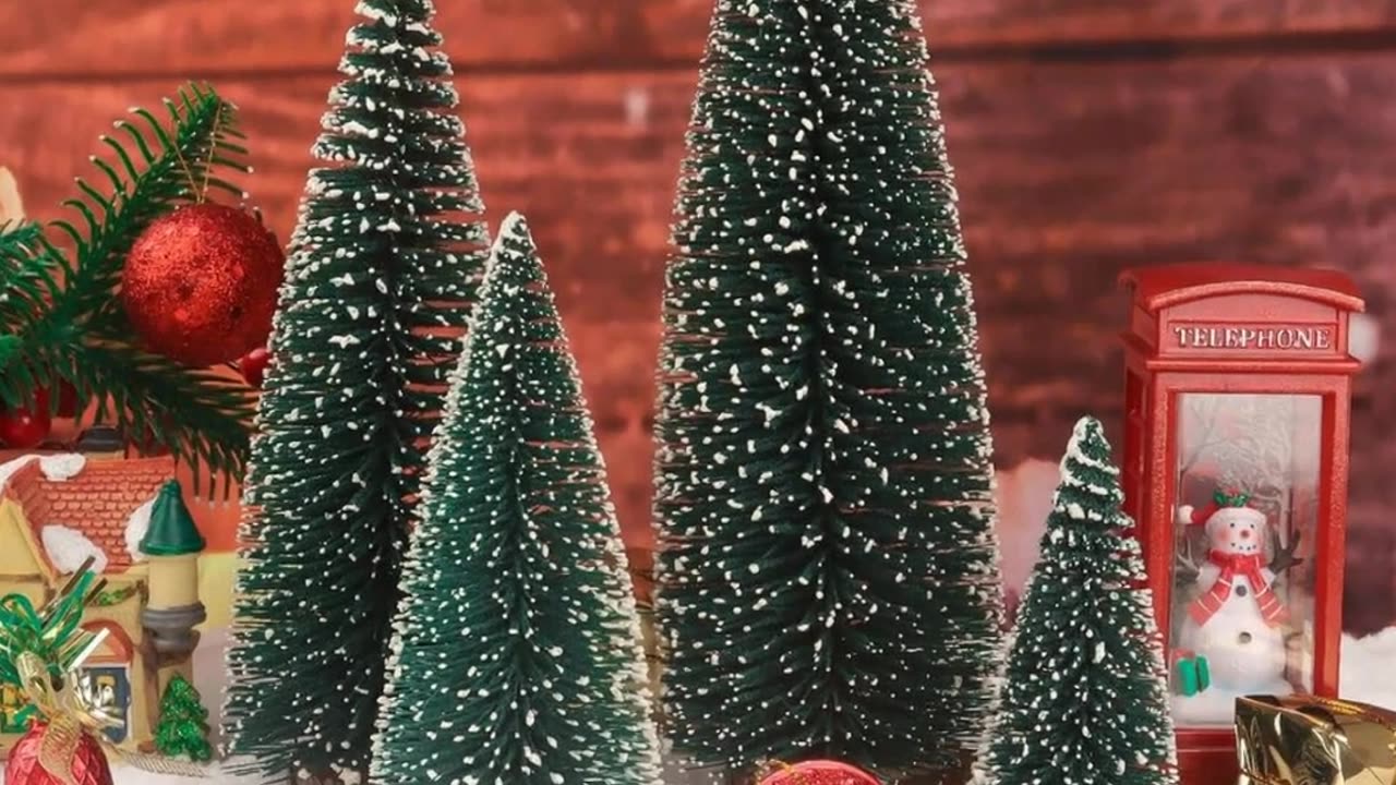 Bring Festive Cheer with a Desktop Miniature Pine Tree!