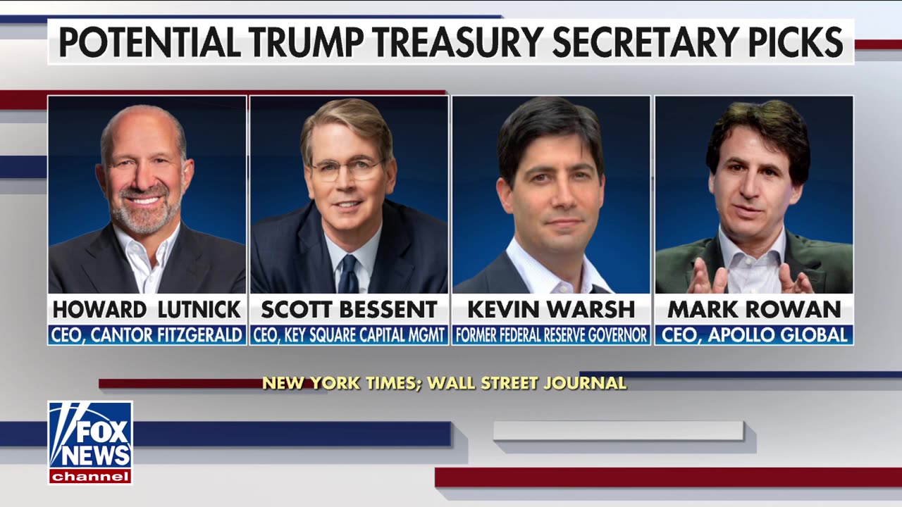 Trump Treasury secretary race becoming a 'knife fight'