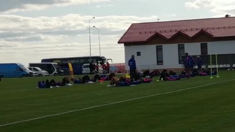 Entrenamiento de Colombia en Rusia