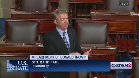 Senator Rand Paul on incitement and impeachment