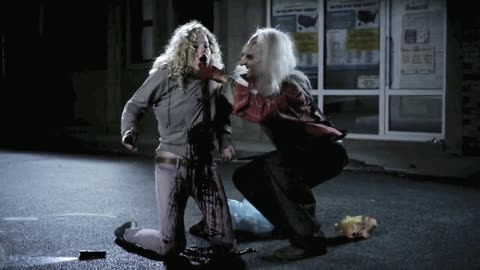 Wrong Turn 5 Bloodlines Cannibal feed the girl by her own GATS