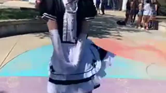 Got bullied into doing the hip swing dance